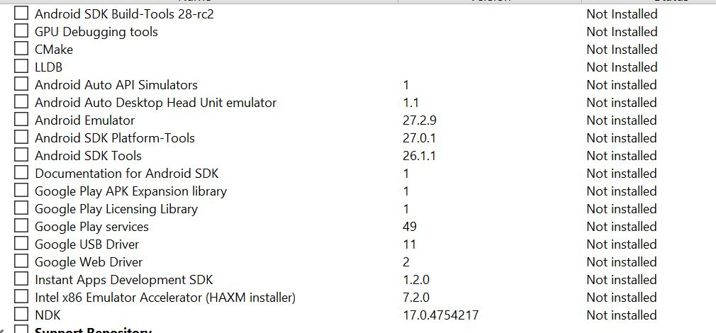 Android Studio as administrator: I keep trying to install SDK platforms and
