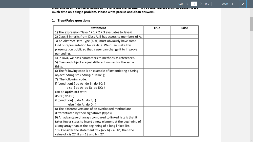  Page 2OOM ot 5 much time on a single problem. Please