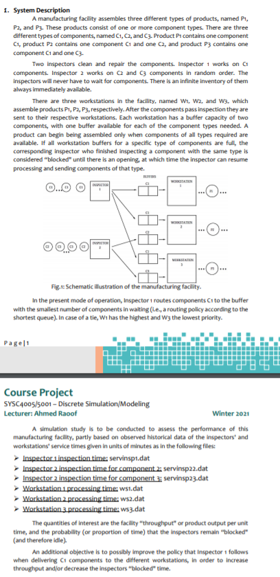 Problem Formulation (4 points) Setting of Objectives and Overall Project Plan