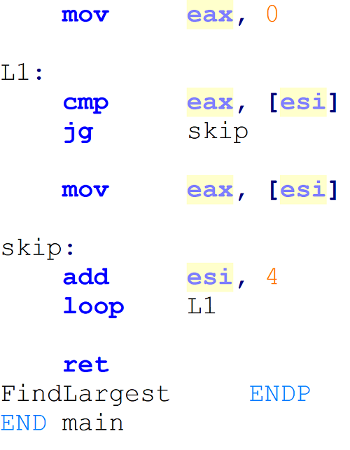 you write it in code please? Assembly Language-MASM32 Create a procedure called