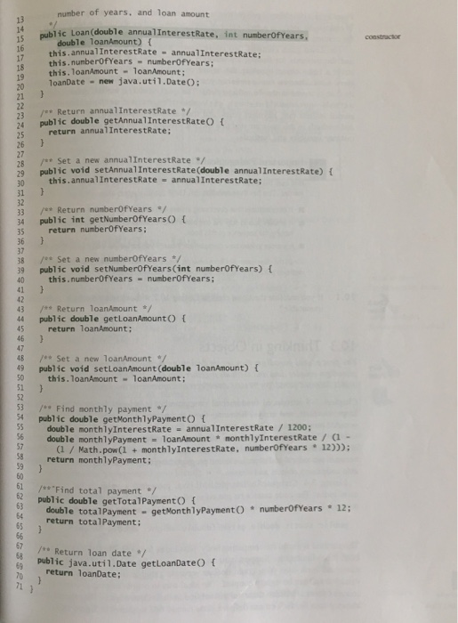 367 (name it TestLoan.java). Now, modify the test program to create a