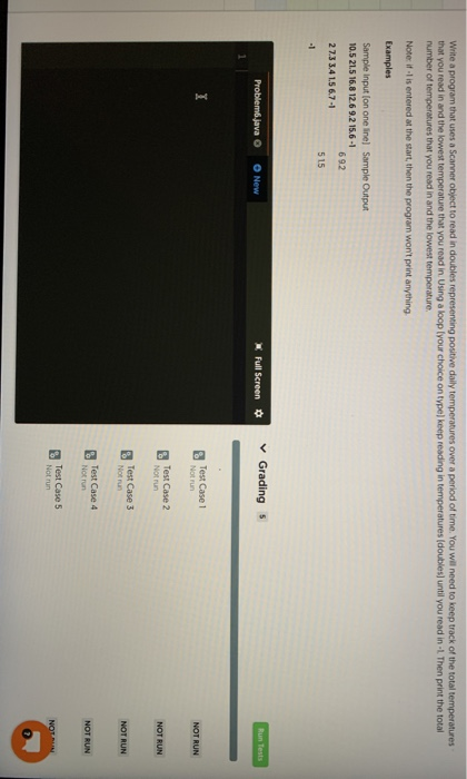 java Write a program that uses a Scanner object to read in