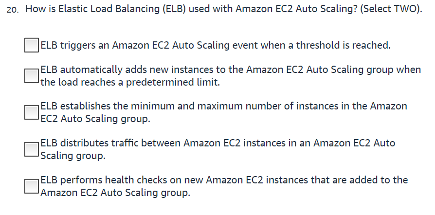  How is Elastic Load Balancing (ELB) used with Amazon EC2 Auto