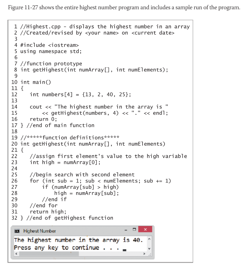 In this exercise, you modify the highest number program from the chapter.