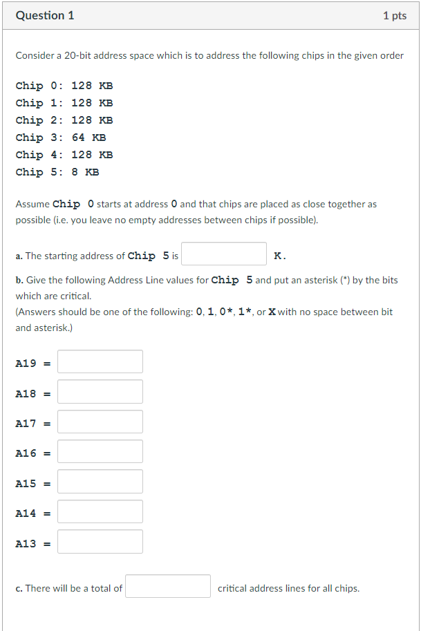 I need help working out this problem. Question 1 1 pts Consider