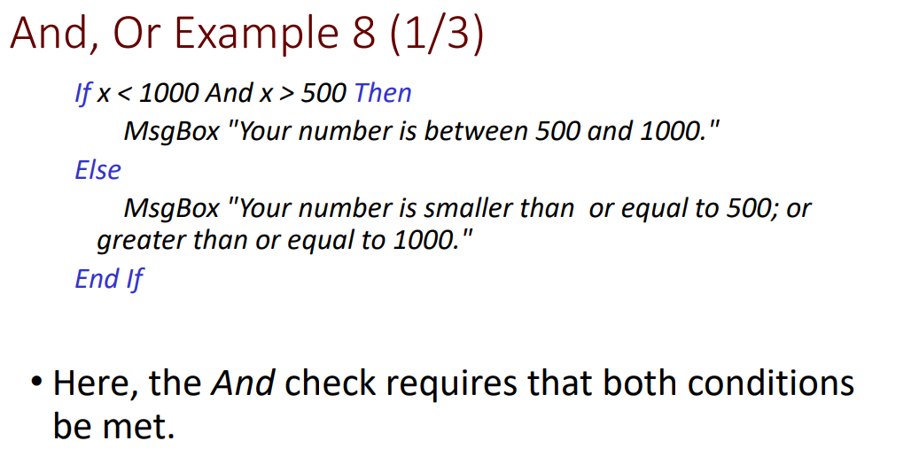 Repeat question 8 except using the Or to evaluate whether an integer