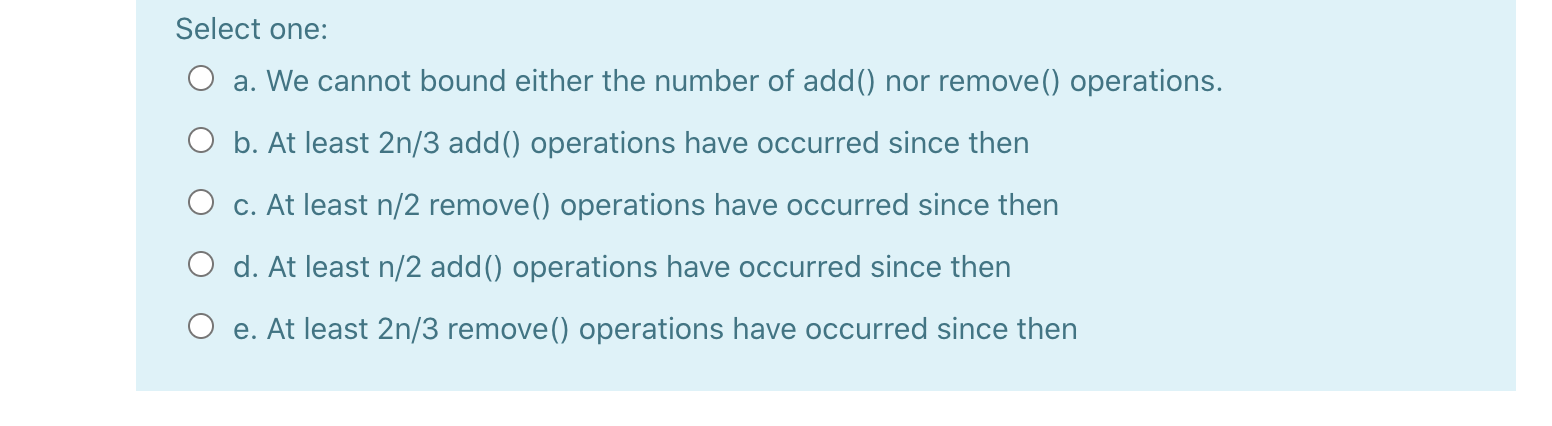 in a List. Not yet answered Which of the following is true