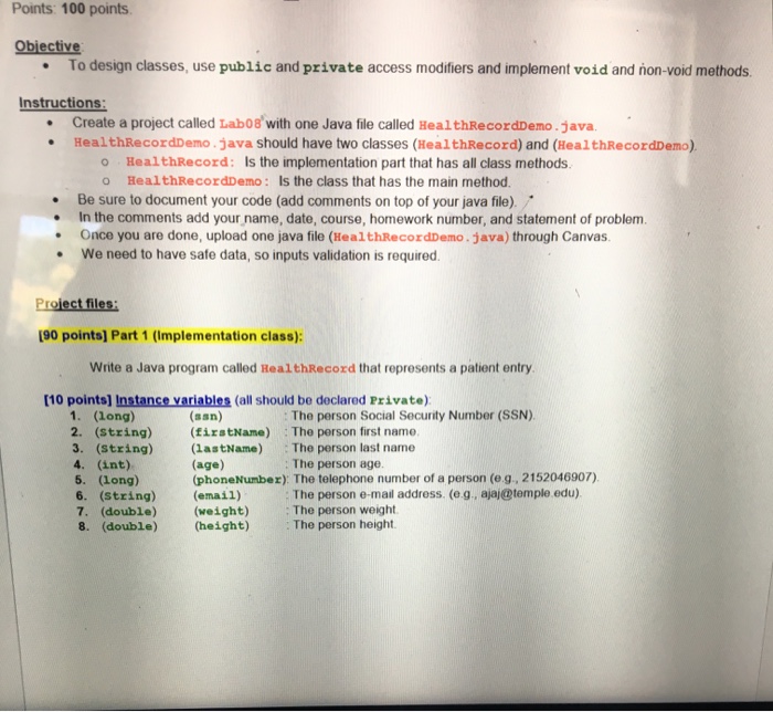  This is for the java please follow the instructions on given