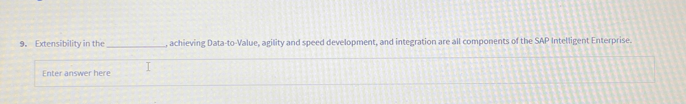  Extensibility in the , achieving Data-to-Value, agility and speed development, and