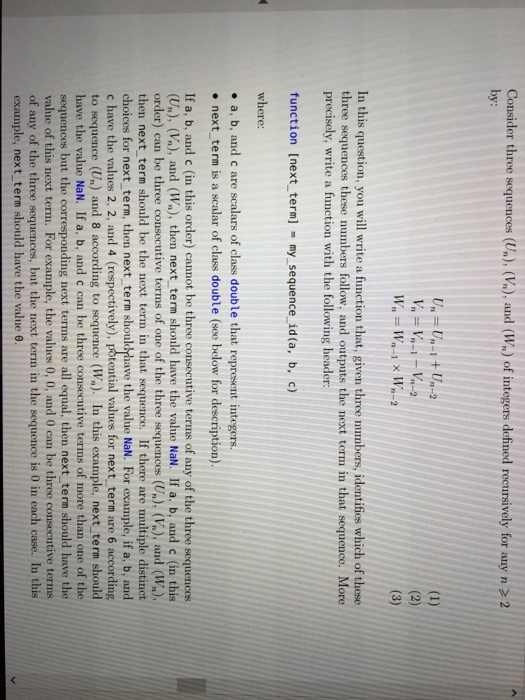  How to write function that satisfy this sequence? Take into account
