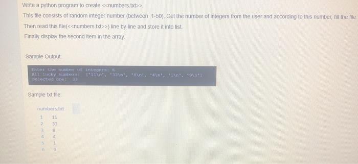 in python language Write a python program to create > This file