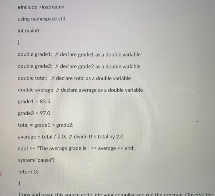 code in c and c++ #include using namespace std; int main() {