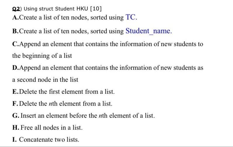 requirement before solving it (To write a COMPLETE C program) Prepare a
