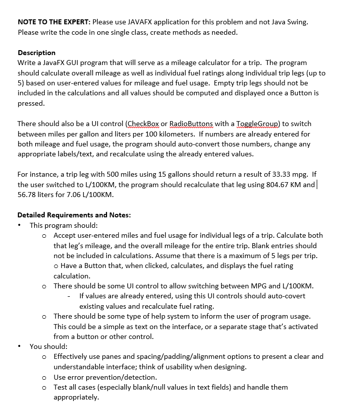  Please use JAVAFX application for this problem and not Java Swing.