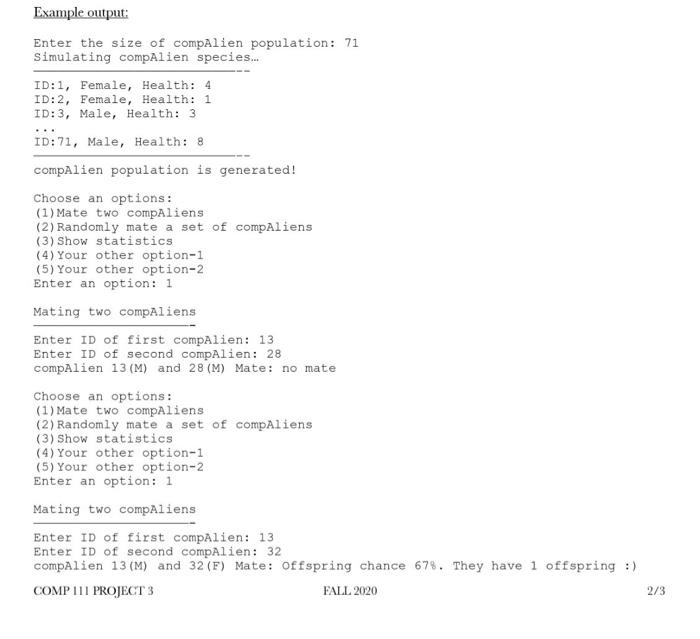 'X','Y','Z'. An individual of this species has a code length of 128