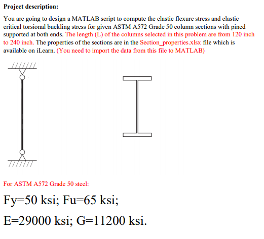 Project description: You are going to design a MATLAB script to