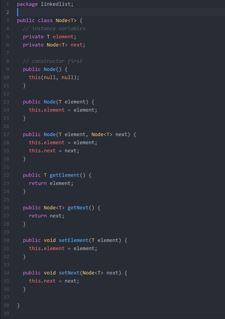 Begin with the starter code included. The existing code is designed to