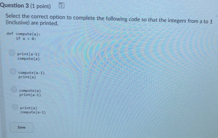  thanks so much Question 3 (1 point) d Select the correct