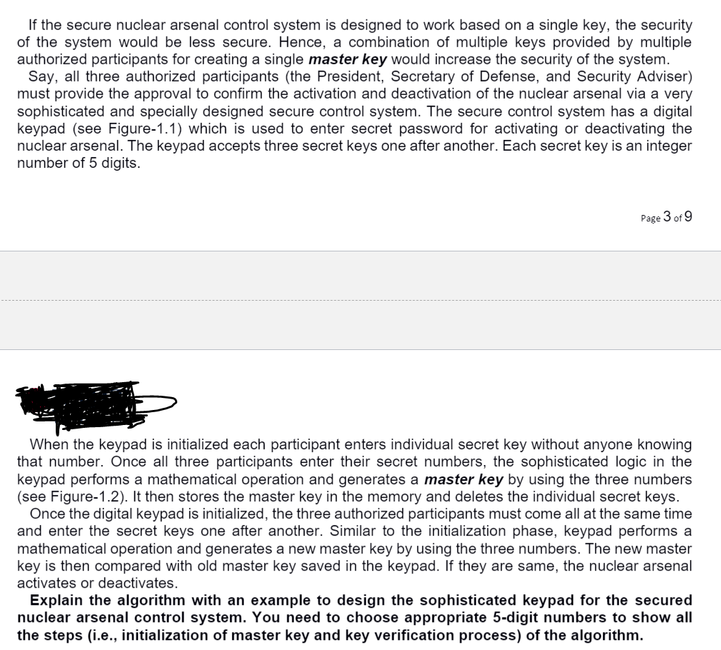 Marks) A nuclear arsenal is a weapon, such as atomic bomb or