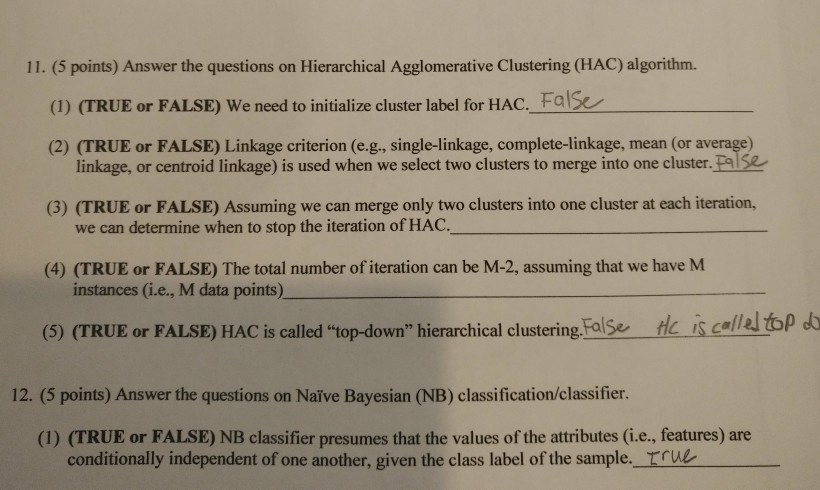  need help with 3 and 4 11. (5 points) Answer the