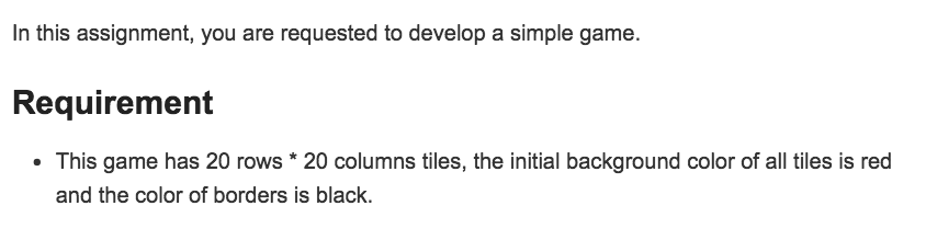 Note: this is a web programming class... Please do the requirments.... thanks