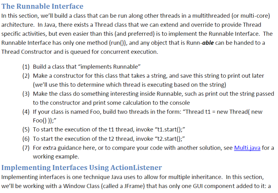 Please help me code the following in JAVA Please read the task