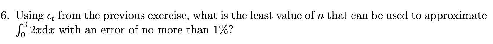  Using lont from the previous exercise, what is the least value
