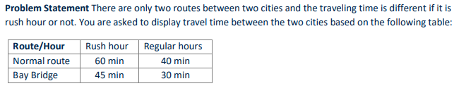 Please write a C++ program of this route selection Problem Statement There
