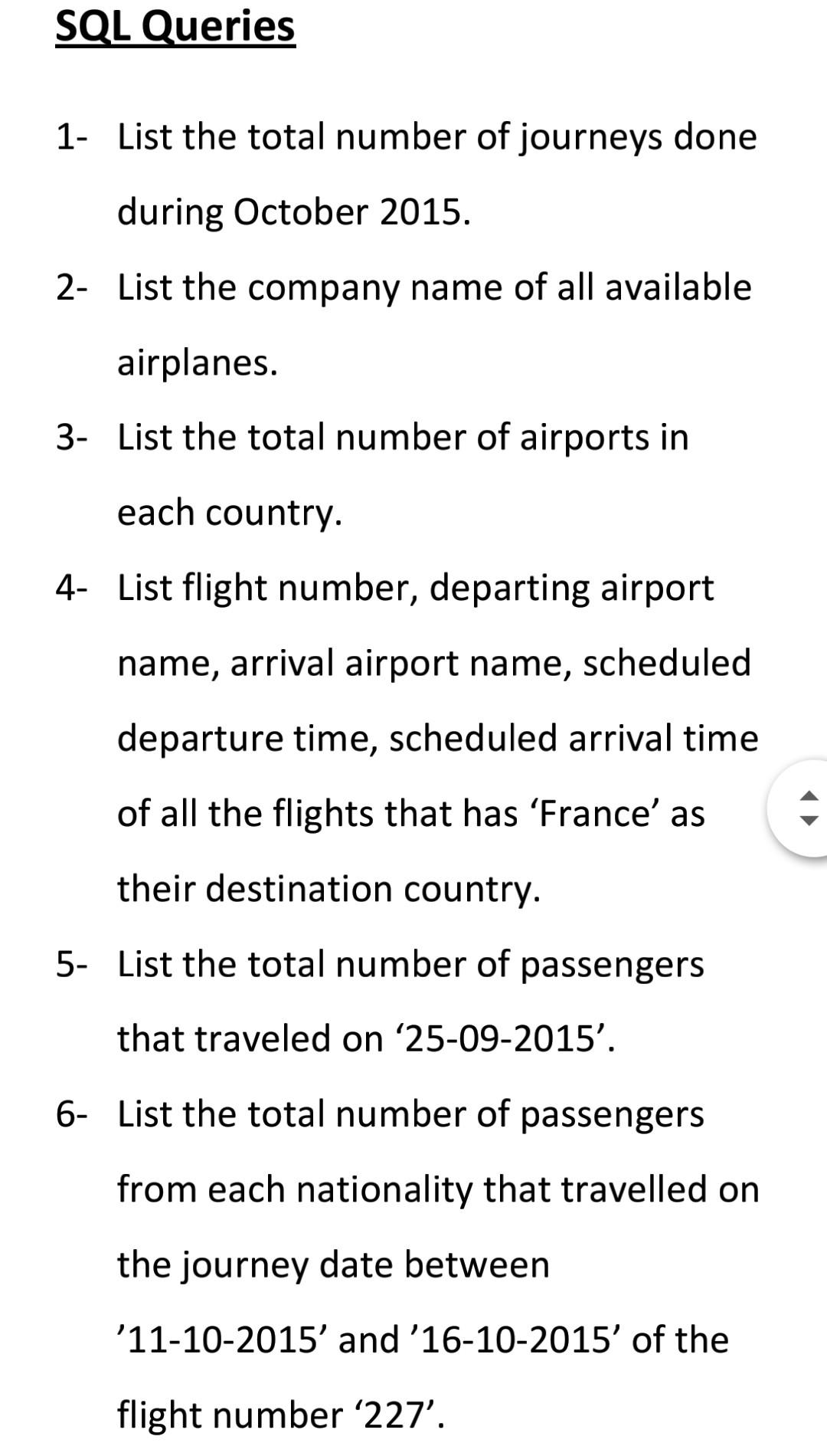 Step 4: Create your tables and fill them with few records of