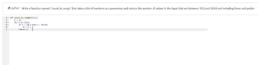 Write a function named "count_in_range" that takes a list of numbers