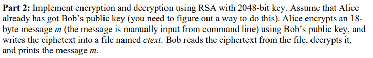 between two parties, Alice and Bob, and evaluate the performance of AES