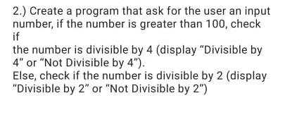 and asks the user the following: Display the sum, difference, product, quotient