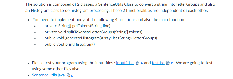 file, parse,tokenize, and further split the tokens into specified sized letter groups