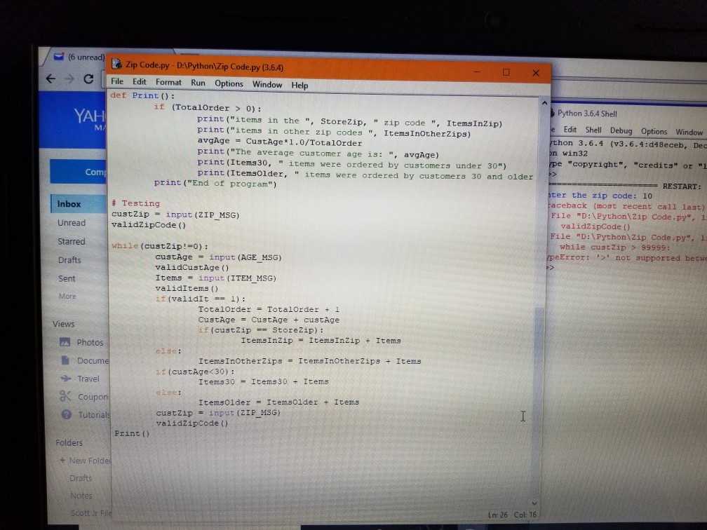 modifications need to be made? faeiFile Edit Format Run Options Window Help