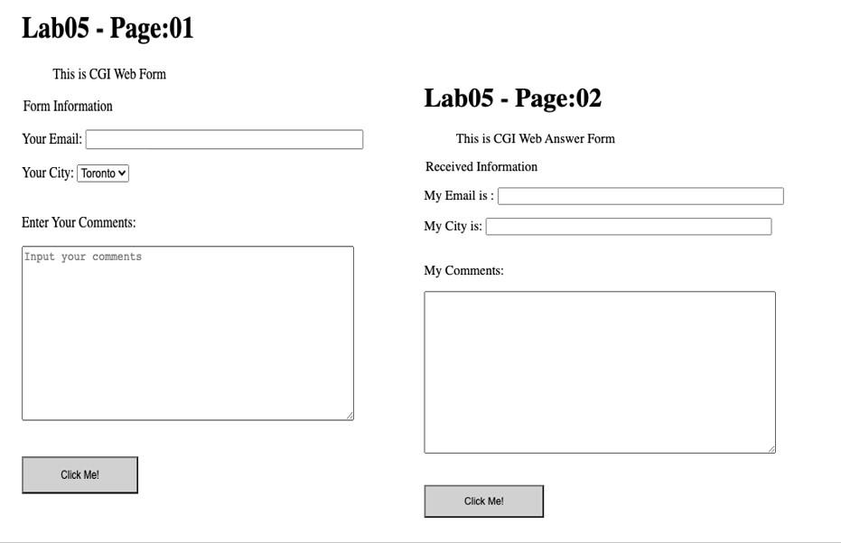 Design Page1 in HTML form, and develop a python program that collects