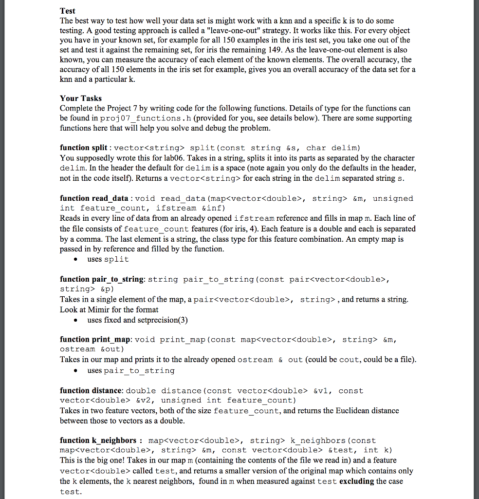 delim=' '); void read_data(map, string> &m, unsigned int feature_count, ifstream &inf); string