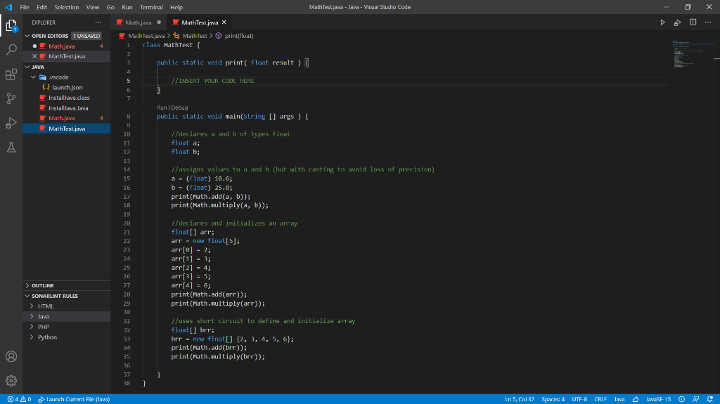 Java and to give you adequate support during the laboratory session. Your