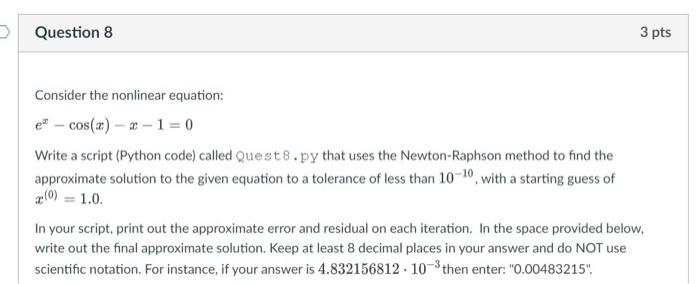 up If a quantity y is expected to depend on a quantity