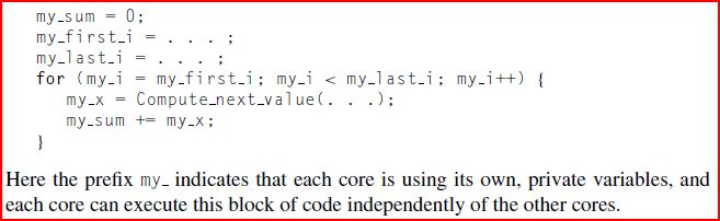 Global Sum example: The assigned questions is: I'm having a hard time