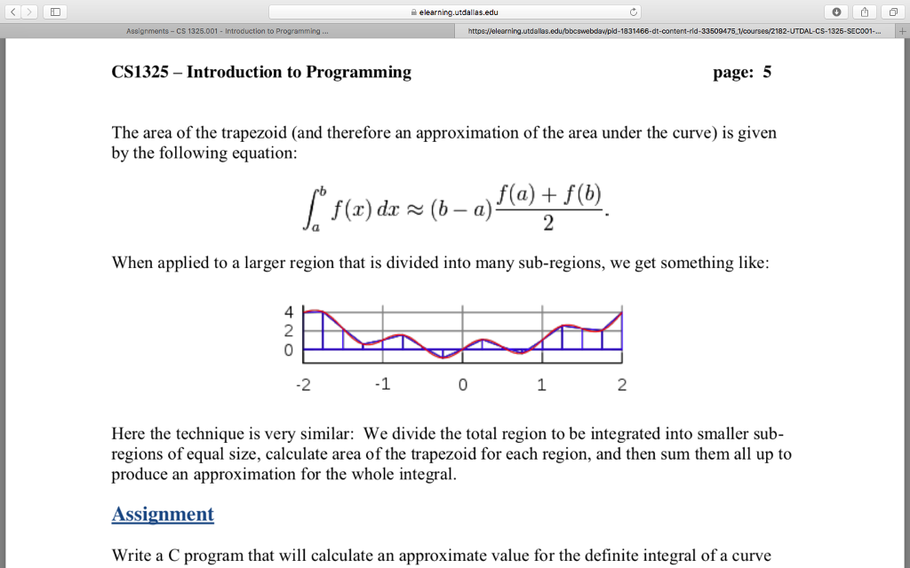 C to perform numerical integration. We' restrict our attention to definite integrals