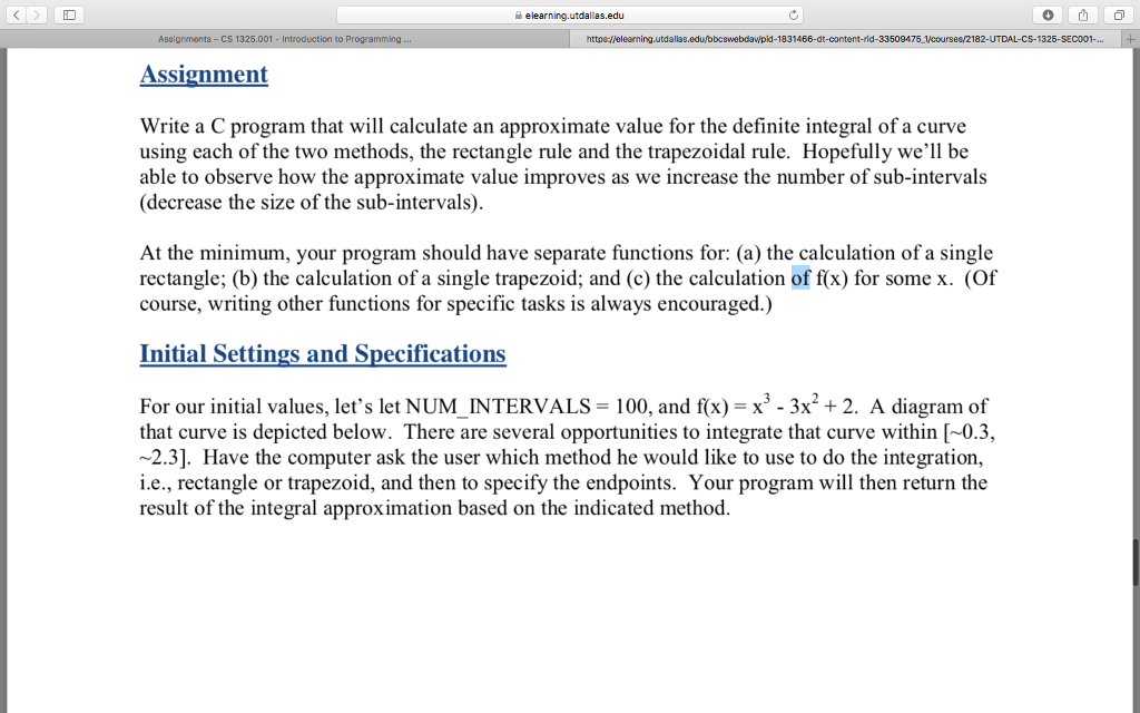 on smooth curves only and look at two methods, called the rectangle