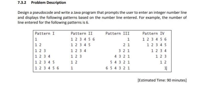  Above is question from module 7(activity3) 7.3.2 Problem Description Design a