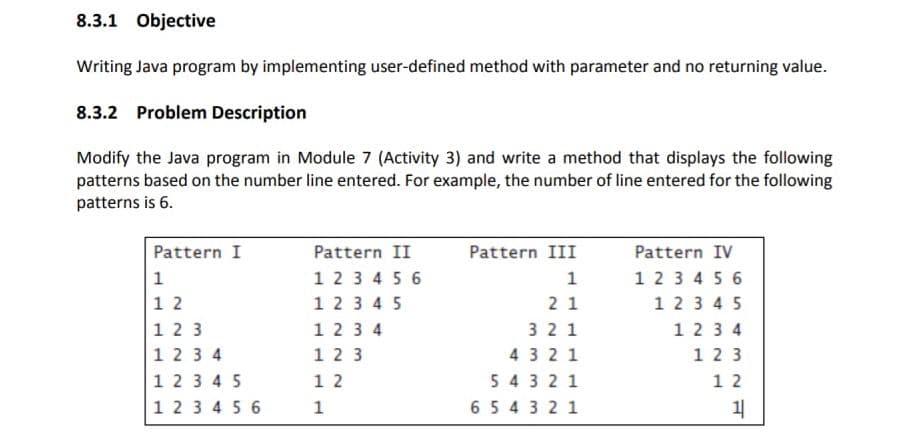 pseudocode and write a Java program that prompts the user to enter