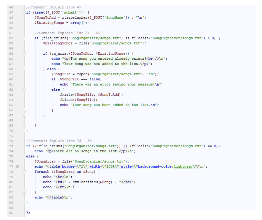 in a text file. Include functionality that allows users to view the