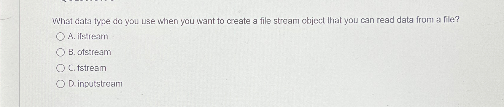  What data type do you use when you want to create