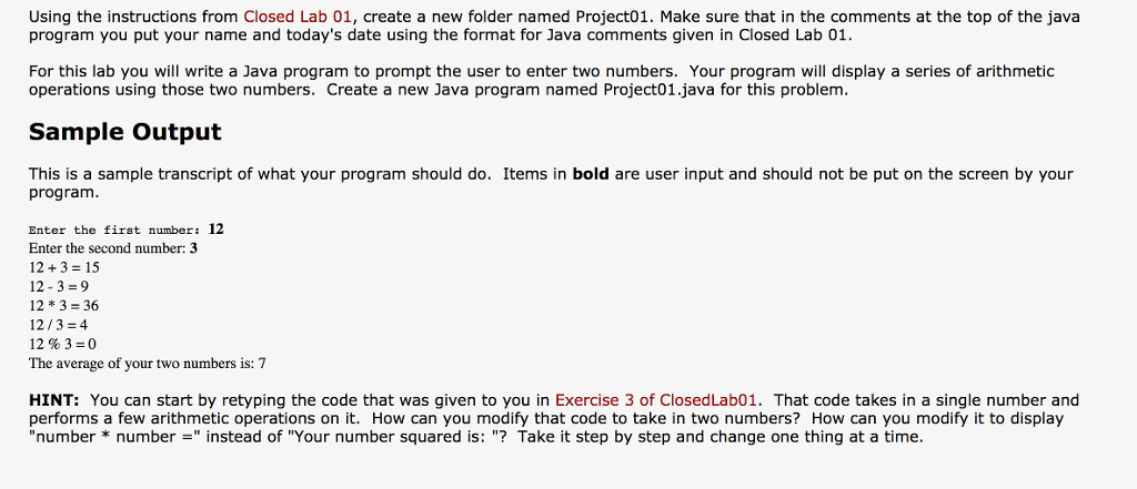  Using the instructions from Closed Lab 01, create a new folder