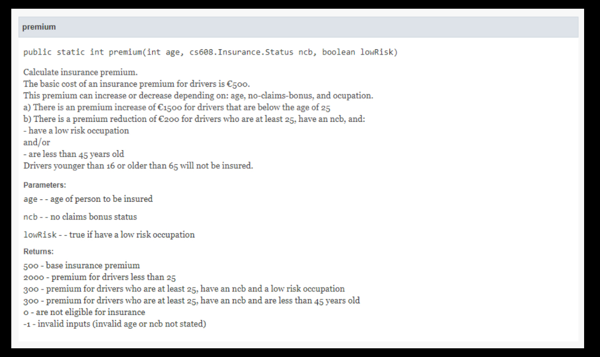  DECISION TABLES Summary: you will be developing DT tests for the