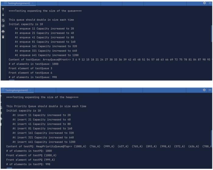 is to implement a dynamic array for some of the data structures