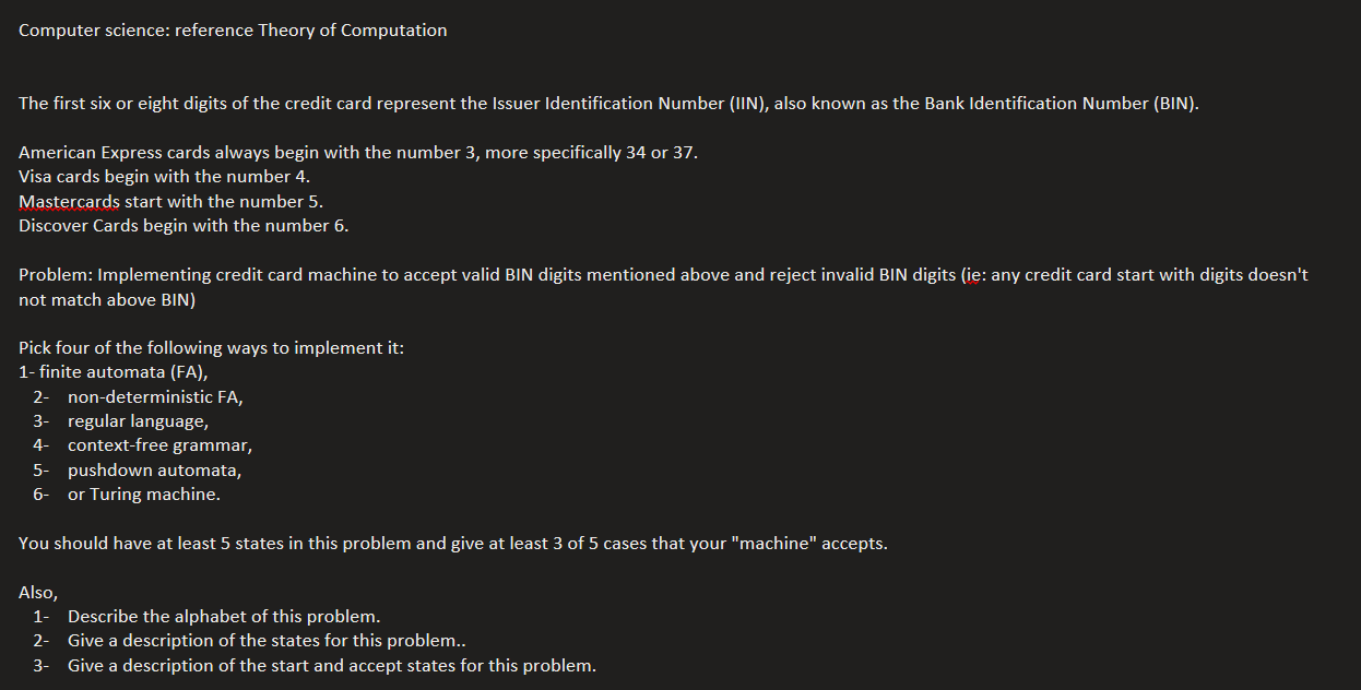  Computer science: reference Theory of Computation implement this with: 1- non-deterministic