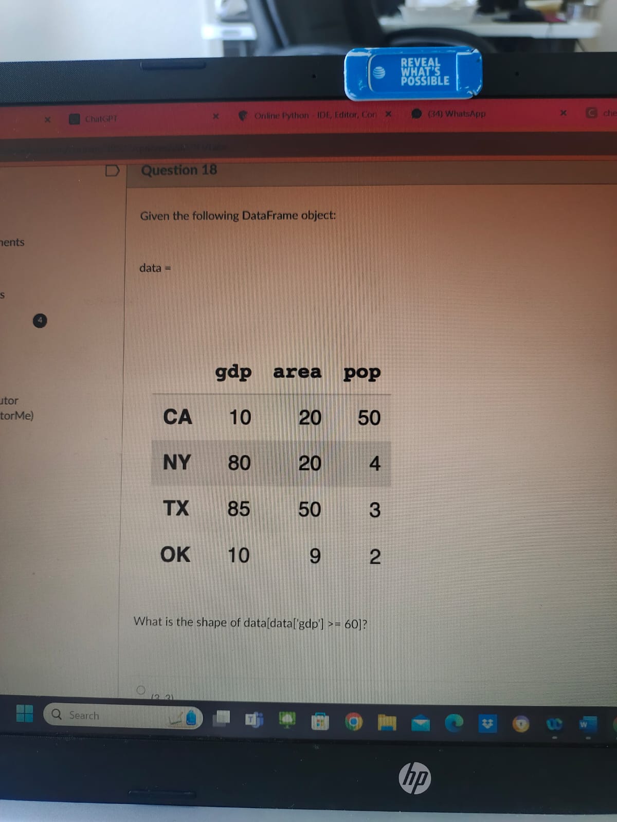  please help me with the attached question output 